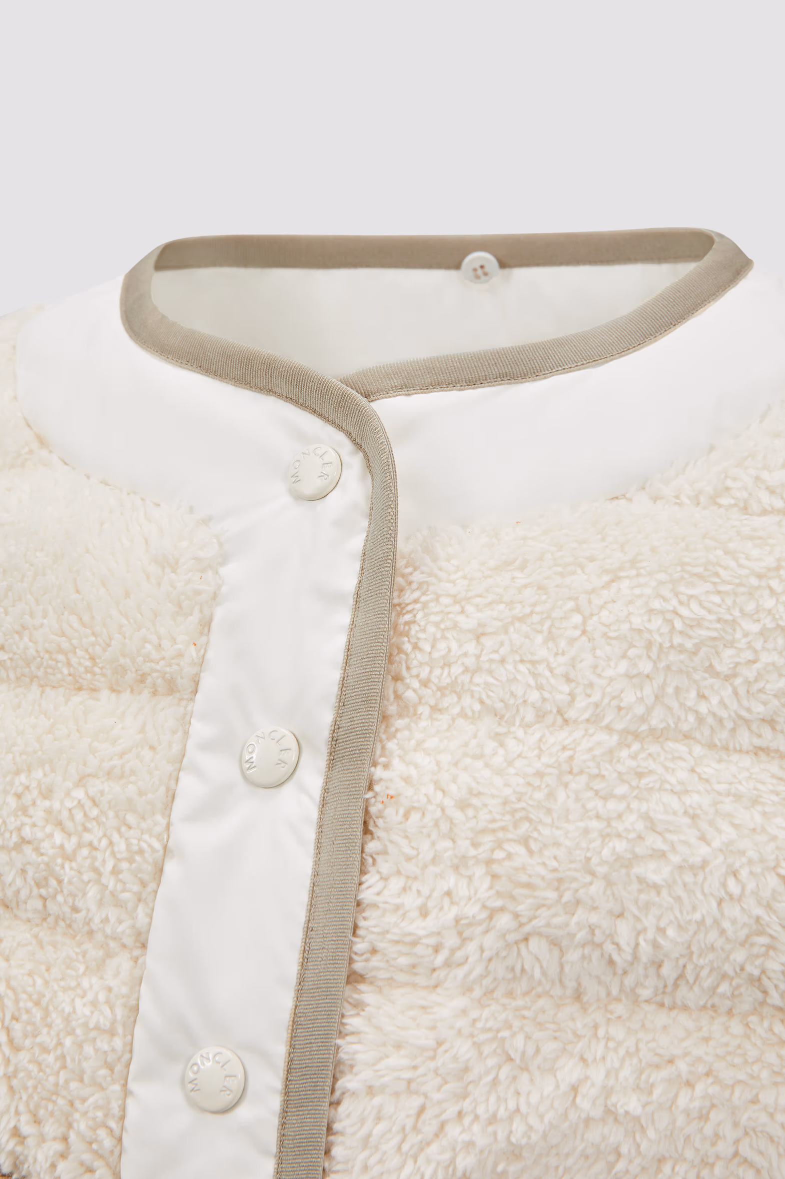 Udas Teddy Hooded Down Jacket Girl Light Beige Moncler 6